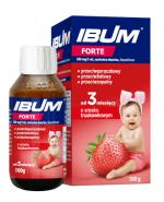  IBUM FORTE 200 mg/5 ml Zawiesina doustna o smaku truskawkowym, 100 g