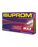  IBUPROM MAX - 12 tabl. - lek przeciwzapalny i przeciwbólowy - cena, opinie, wskazania