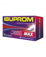  IBUPROM MAX, 48 tabl. Na różne rodzaje bólu, cena, opinie, stosowanie