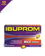  IBUPROM MAX SPRINT, 10 kaps., preparat przeciwbólowy i przeciwzapalny cena, opinie, wskazania