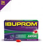  IBUPROM ZATOKI - 24 tabl. - na niedrożność zatok - cena, opinie, wskazania