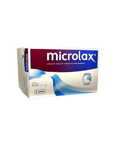 Microlax Roztwór doodbytniczy, 4 x 5 ml, na zaparcia, cena, opinie, właściwości  - Apteka internetowa Melissa  