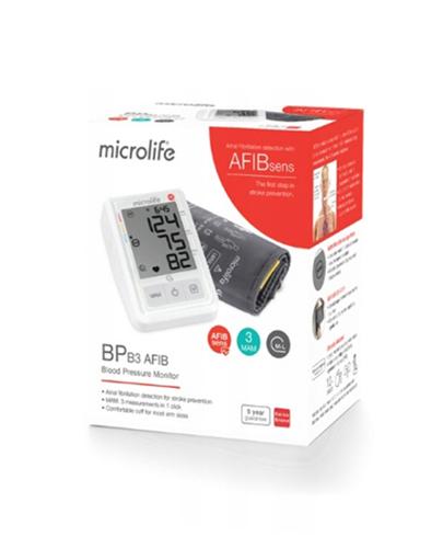  MICROLIFE BP B3 AFIB Ciśnieniomierz automatyczny z zasilaczem w zestawie, 1 sztuka - Apteka internetowa Melissa  