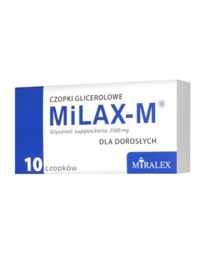  MiLAX-M Przeczyszczające czopki glicerolowe dla dorosłych, 10 czopków - Apteka internetowa Melissa  