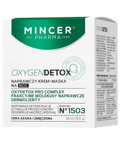  Mincer Pharma Oxygen Detox N°1503 Naprawczy krem - maska na noc, 50 ml - Apteka internetowa Melissa  