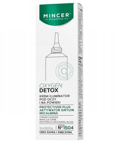  Mincer Pharma Oxygen Detox N°1504 Krem - iluminator pod oczy i na powieki - 15 ml - cena, opinie, wskazania - Apteka internetowa Melissa  