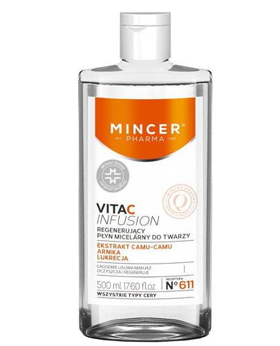  Mincer Pharma Vita C Infusion N°611 Regenerujący płyn micelarny do twarzy - 500 ml - cena, opinie, właściwości - Apteka internetowa Melissa  