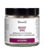 Iossi Granat Wino Ujędrniająco - Oczyszczająca maseczka do twarzy z czerwoną glinką - 120 ml
