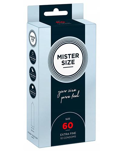  Mister Size Prezerwatywy 60 mm, 10 szt., cena, składniki, stosowanie - Apteka internetowa Melissa  
