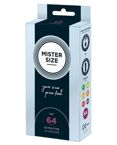  Mister Size Prezerwatywy 64 mm, 10 szt., cena, wskazania, właściwości - Apteka internetowa Melissa  