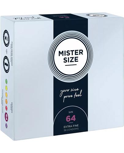  Mister Size Prezerwatywy 64 mm, 36 szt., cena, opinie, właściwości - Apteka internetowa Melissa  