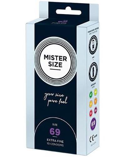 Mister Size Prezerwatywy 69 mm, 10 szt., cena, opinie, wskazania