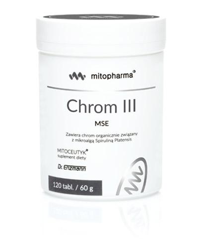  Mitopharma Chrom III MSE, 120 tabl., cena, opinie, wskazania - Apteka internetowa Melissa  