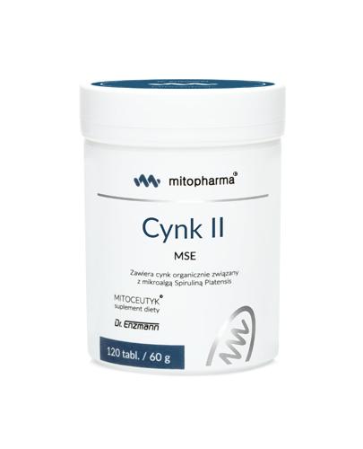  Mitopharma Cynk II MSE - 120 tabl. - cena, opinie, właściwości - Apteka internetowa Melissa  