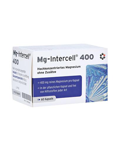  Mitopharma Mg-Intercell 400, 60 kaps., cena, opinie, właściwości  - Apteka internetowa Melissa  