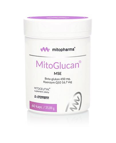  Mitopharma MitoGlucan MSE, 60 kaps., cena, opinie, właściwości  - Apteka internetowa Melissa  