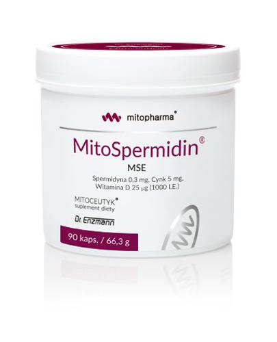  Mitopharma MitoSpermidin MSE, 90 kaps., cena, opinie, właściwości  - Apteka internetowa Melissa  