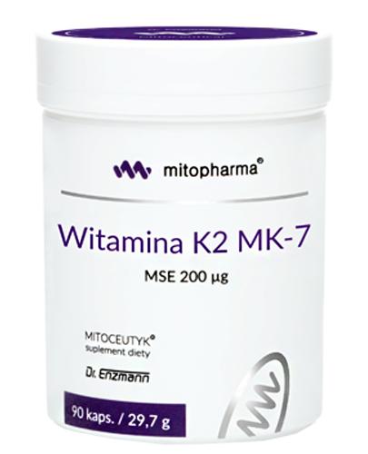  Mitopharma Witamina K2 MK-7 MSE 200 ug - 90 kaps. - cena, opinie, dawkowanie - Apteka internetowa Melissa  