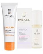IWOSTIN SOLECRIN Krem ochronny SPF50+ - 50 ml + Iwostin Estetic Serum odżywczo - liftingujące - 30 ml 