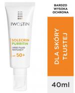 Iwostin Solecrin Purritin Lekki fluid matujący SPF 50 - 40 ml