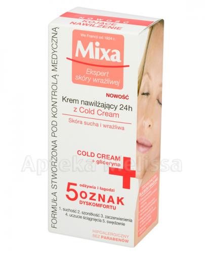  MIXA COLD CREAM Krem nawilżający 24h do skóry suchej i wrażliwej - 50 ml - Apteka internetowa Melissa  