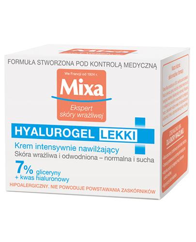  MIXA HYALUROGEL Krem intensywnie nawilżający, skóra normalna i sucha - 50 ml - cena, opinie, wskazania - Apteka internetowa Melissa  