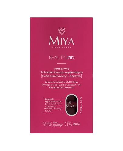 MIYA BEAUTY.lab Intensywna 7-dniowa kuracja ujędrniająca, kwas bursztynowy+peptydy, 7 x 1,5 ml