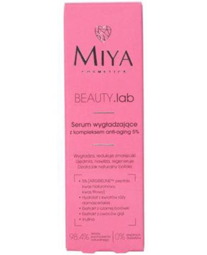  Miya Beauty.lab Serum wygładzające z kompleksem anti - aging 5 %, 30 ml, cena, opinie, właściwości - Apteka internetowa Melissa  