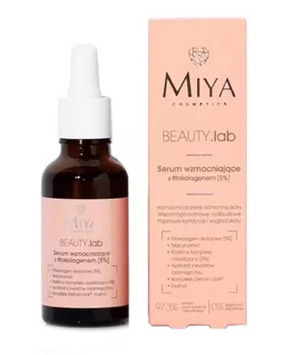  Miya Beauty.lab  Serum wzmacniające z fitokolagenem 5%, 30 ml, cena, opinie, stosowanie - Apteka internetowa Melissa  