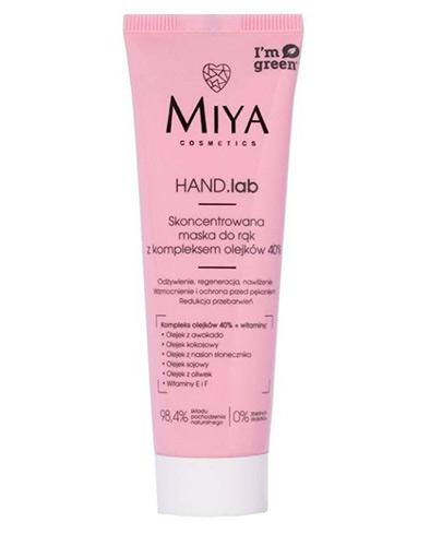  Miya Hand.lab Skoncentrowana Maska do rąk z kompleksem olejków 40 %, 50 ml - Apteka internetowa Melissa  