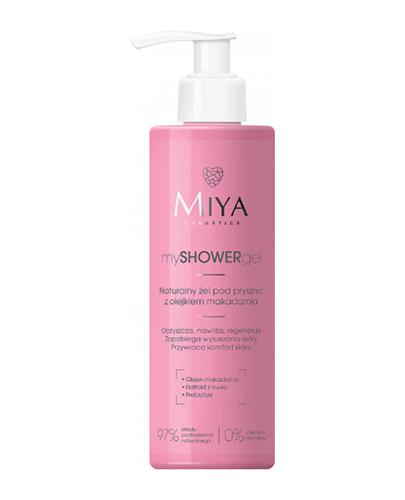  Miya myShowergel Naturalny Żel pod prysznic z olejkiem makadamia, 190 ml, cena, opinie, skład - Apteka internetowa Melissa  