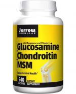  Jarrow Formulas Glucosamine + Chondroitin MSM - 240 kaps. - cena, opinie, dawkowanie