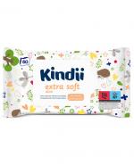 Kindi Extra Soft Aloe Chusteczki oczyszczające dla niemowląt i dzieci, 60 sztuk