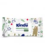 KINDII NATURALS BALANCE chusteczki nawilżane dla niemowląt - 60 szt.