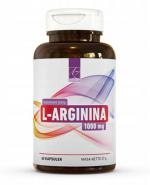 L-Arginina 1000 mg, 60 kaps., cena, opinie, właściwości 