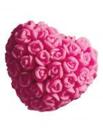 LaQ Serce w różyczki Mydło różowe, 40 g