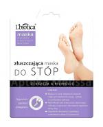 LBIOTICA Złuszczająca maska do stóp w postaci nasączonych skarpetek - 40 ml