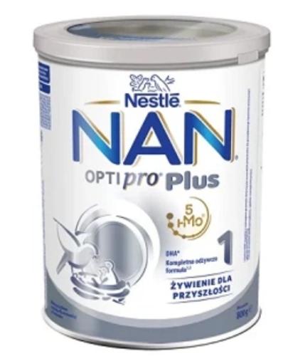 NESTLE NAN OPTIPRO PLUS 1 (dawniej NAN PRO LR) Mleko początkowe w proszku dla niemowląt od urodzenia - 400 g - Apteka internetowa Melissa