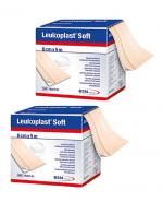 Leukoplast Professional Soft Delikatny plaster z opatrunkiem dla wrażliwej skóry - 2 x 30 szt.