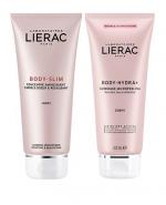 Lierac Body-Slim Koncentrat wyszczuplający Modelowanie & Upiększenie, 200 ml + LIERAC BODY-HYDRA+ Mikropeeling, 200 ml