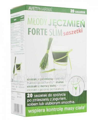 MŁODY JĘCZMIEŃ FORTE SLIM - 20 sasz. - Apteka internetowa Melissa
