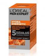 L'OREAL MEN EXPERT HYDRA ENERGETIC Krem nawilżający 24H przeciw oznakom zmęczenia - 50 ml - cena, opinie, właściwości