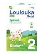 Loulouka Goat Bio 2 Organiczne Mleko Kozie dla niemowląt po 6 miesiącu, 400 g