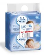 Lula Baby Chusteczki nawilżane z pantenolem, 4 x 72 szt.
