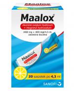  Maalox Zawiesina doustna, 20 x 4,3 ml Na zgagę, cena, opinie, wskazania