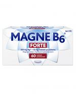  MAGNE B6 FORTE, Na silne niedobory magnezu, 60 tabletek