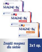  MAGNE-B6 MAX - 50 szt. + MAGNE-B6 SKURCZ - 30 szt. + MAGNE-B6 CARDIO - 50 szt.