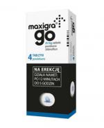  MAXIGRA GO na zaburzenia erekcji, 4 tabletki