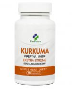  MedFuture Kurkuma Extra Strong + Piperyna + Imbir, 60 kaps. cena, opinie, właściwości