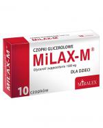 Milax - M czopki glicerolowe dla dzieci, 10 szt.